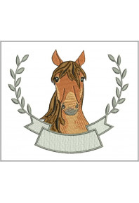 Pet104 - Horse and Ribbon